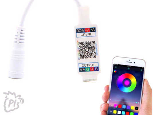 Controlador LED RGB inteligente con Bluetooth 4,0 controlado por su smartphone