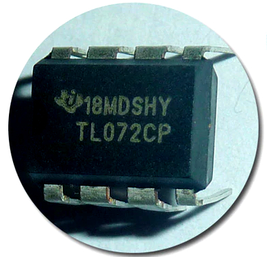Amplificador Operacional de alta calidad TL072CN