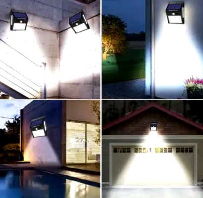 100 LEDs Solar Power Outdoor Light