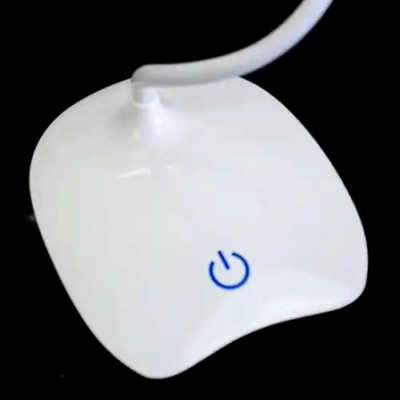 Rechargable White Plastic Desk Lamp
