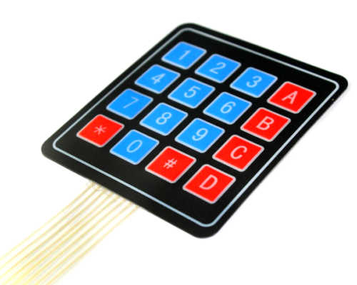 1 unids/lote Smart Electronics 4*4 4x4 matriz teclado de membrana de 16 teclas teclado para arduino DIY Kit de inicio