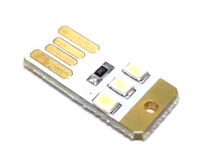 mini lampara LED de noche USB de bolsillo.