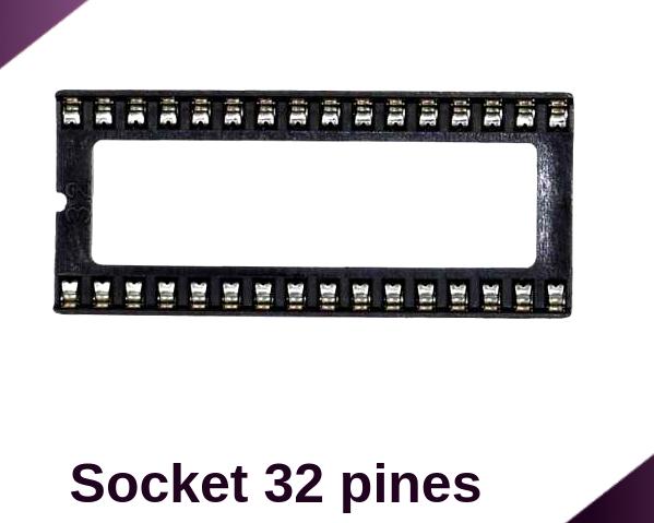 Socket pa integrados de 14 pines