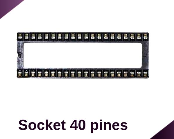 Socket pa integrados de 40 pines