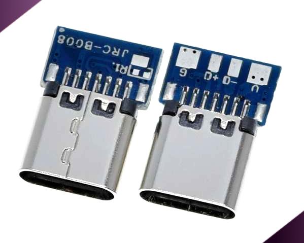 Conector USB 3.1 tipo C - electrónica UVAPI Guatemala
